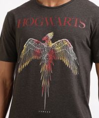 Camiseta-Masculina-Fenix-Hogwarts-Harry-Potter-Curta-Gola-Careca--Cinza-9942084-Cinza_2