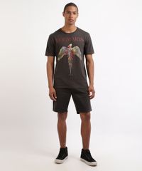 Camiseta-Masculina-Fenix-Hogwarts-Harry-Potter-Curta-Gola-Careca--Cinza-9942084-Cinza_3