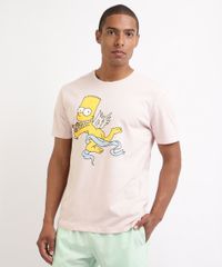 Camiseta-Masculina-Bart-Simpson-Cupido-Manga-Curta-Gola-Careca--Rosa-9963550-Rosa_1