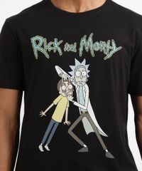 Camiseta-Masculina-Rick-e-Morty-Manga-Curta-Gola-Careca-Preta-9962584-Preto_2
