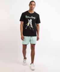 Camiseta-Masculina-Rick-e-Morty-Manga-Curta-Gola-Careca-Preta-9962584-Preto_3