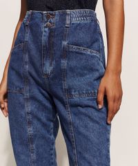 Calca-Jeans-Feminina-Jogger-Cintura-Alta-Marmorizada-com-Recortes-Azul-Medio-9960665-Azul_Medio_5 Calca-Jeans-Feminina-Jogger-Cintura-Alta-Marmorizada-com-Recortes-Azul-Medio-9960665-Azul_Medio_5