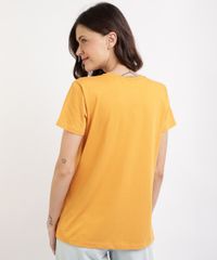 T-Shirt-Feminina-Mindset--Books--Flocada-Manga-Curta-Decote-Redondo-Mostarda-9964138-Mostarda_4