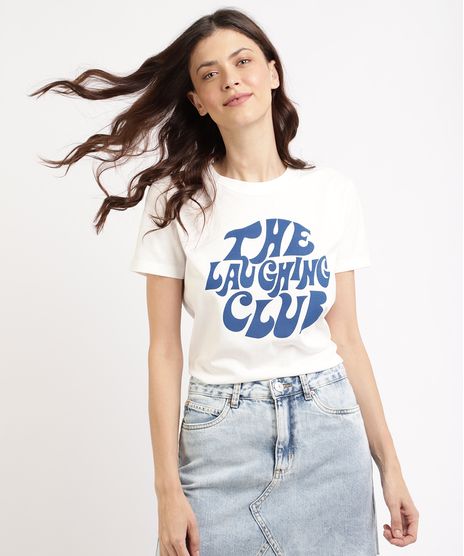 T-Shirt-Feminina-Mindset--The-Laughing-Club--Manga-Curta-Decote-Redondo-Off-White-9964139-Off_White_1