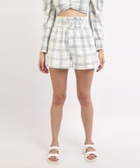 Short-Feminino-Mindset-Clochard-Cintura-Super-Alta-Alfaiatado-Estampado-Xadrez-com-Cinto-Off-White-9964411-Off_White_1