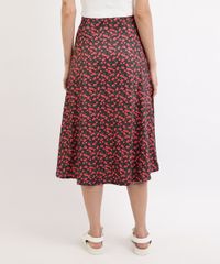 Saia-Feminina-Midi-Estampada-de-Cereja-com-Fenda-e-Botoes-Preta-9966112-Preto_2