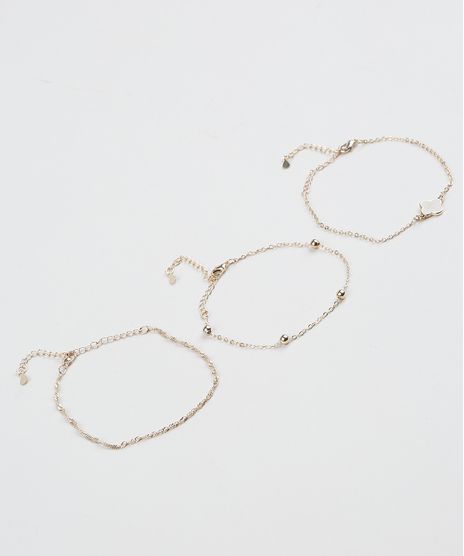 Kit-de-3-Pulseiras-Femininas-Folheadas-com-Pingentes--Dourado-9945101-Dourado_1