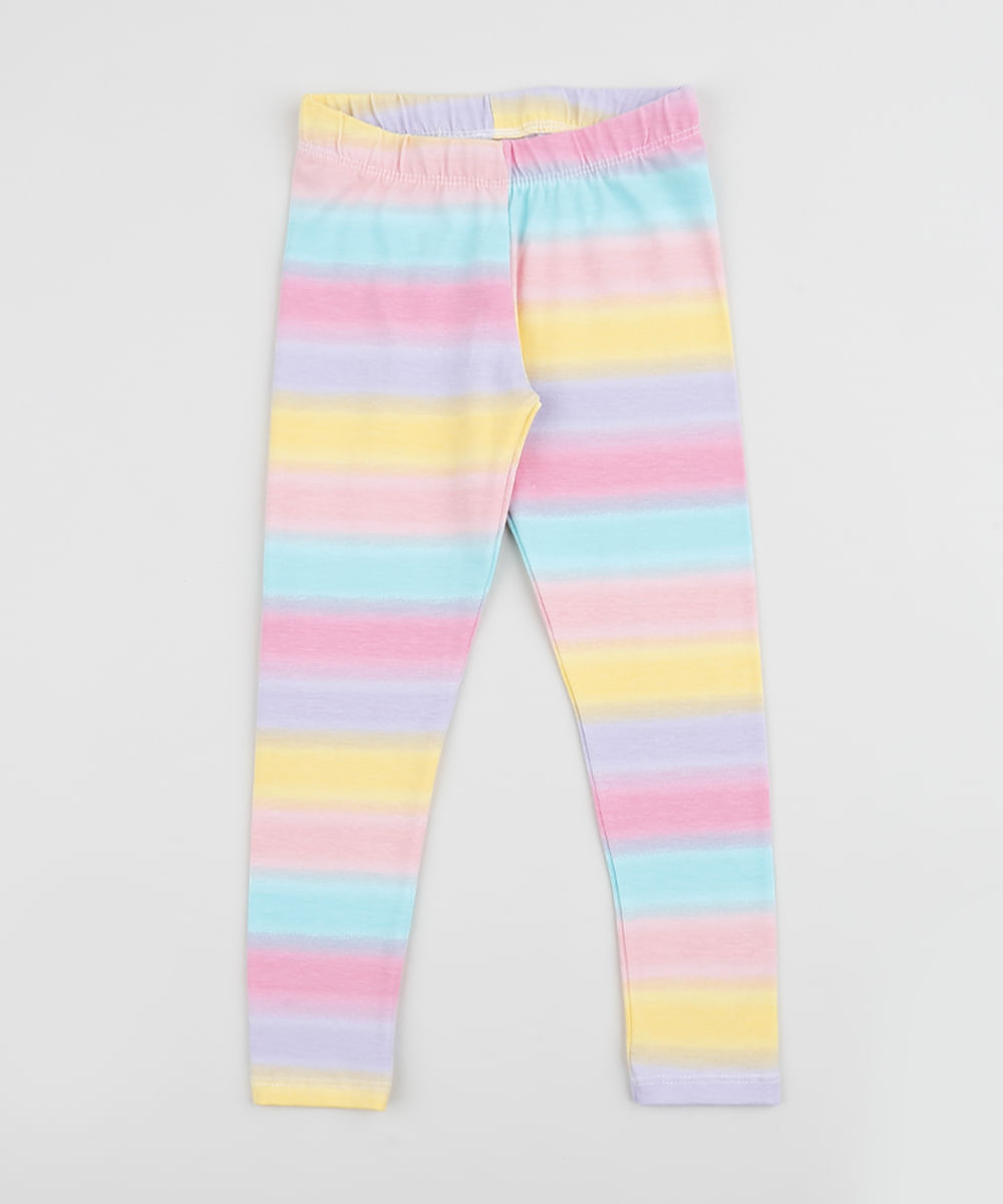 legging colorida infantil