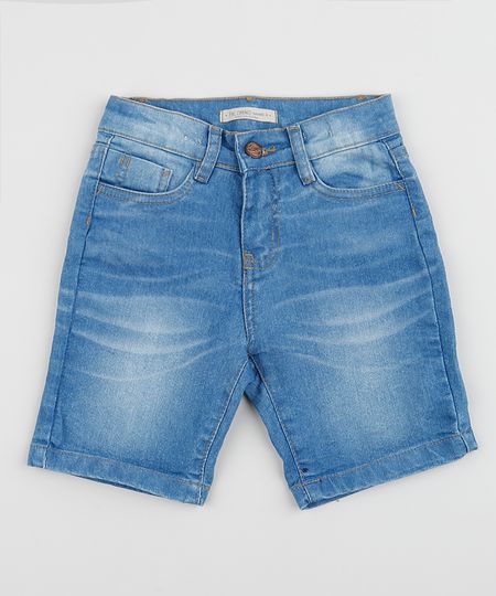 Bermuda-Jeans-Infantil-com-Bolsos--Azul-Medio-9955036-Azul_Medio_1