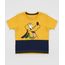 Camiseta-Infantil-Pluto-com-Recorte-Manga-Curta--Amarela-9955063-Amarelo_1