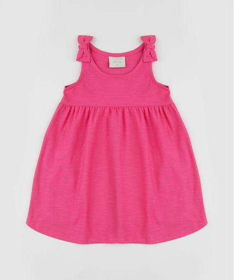 Vestido-Infantil-Alca-Media-com-Laco-Rosa-9961487-Rosa_1