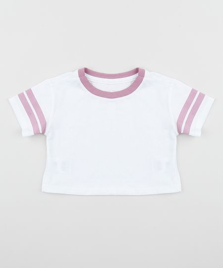 Blusa-Infantil-com-Listras-Manga-Curta-Branca-9961488-Branco_1