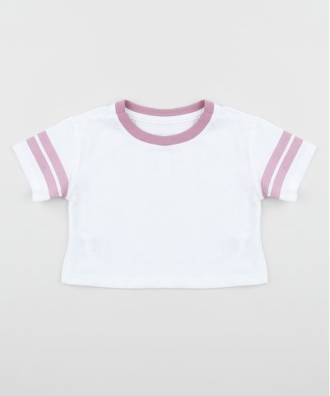 Blusa-Infantil-com-Listras-Manga-Curta-Branca-9961488-Branco_1