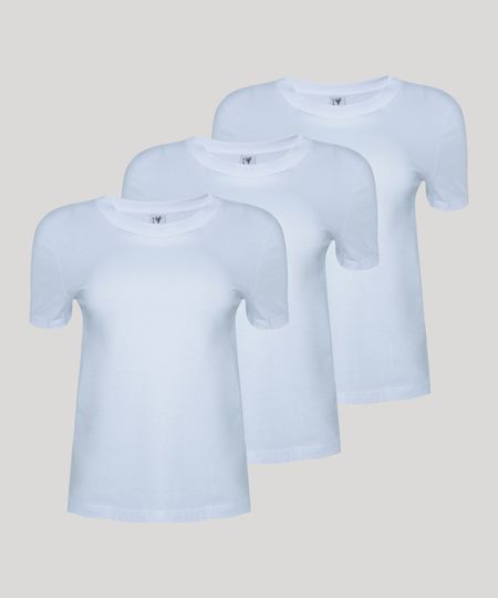 Kit-3-Blusas-Femininas-Basicas-Manga-Curta-Decote-Redondo-Branca-9962496-Branco_1 Kit-3-Blusas-Femininas-Basicas-Manga-Curta-Decote-Redondo-Branca-9962496-Branco_1