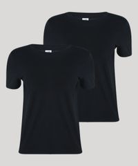 Kit-2-Blusas-Femininas-Basicas-Manga-Curta-Decote-Redondo-Preto-9962497-Preto_1