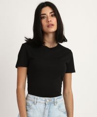 Kit-2-Blusas-Femininas-Basicas-Manga-Curta-Decote-Redondo-Preto-9962497-Preto_2