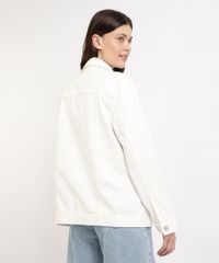 Jaqueta-de-Sarja-Feminina-Mindset-Trucker-Longa-com-Bolsos-Off-White-9964417-Off_White_2