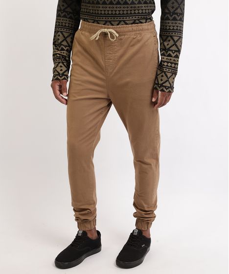 calça sarja masculina jogger