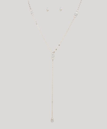Kit-de-Brinco---Colar-Feminino-Folheados-com-Cristais-Dourado-9943792-Dourado_1