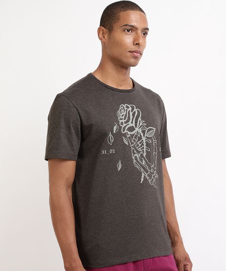 Camiseta-Masculina-Rosa-Manga-Curta-Gola-Careca-Cinza-Mescla-Escuro-9944254-Cinza_Mescla_Escuro_1 Camiseta-Masculina-Rosa-Manga-Curta-Gola-Careca-Cinza-Mescla-Escuro-9944254-Cinza_Mescla_Escuro_1