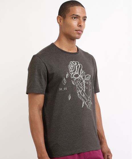 Camiseta-Masculina-Rosa-Manga-Curta-Gola-Careca-Cinza-Mescla-Escuro-9944254-Cinza_Mescla_Escuro_1