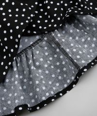 Saia-Infantil-Midi-Estampada-de-Poa-Transpassada-com-Babados-Preta-9953340-Preto_4
