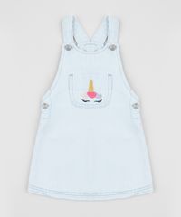 Salopete-Jeans-Infantil-Unicornio-com-Bolso-Azul-Claro-9958582-Azul_Claro_1