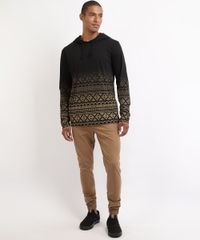 Camiseta-Masculina-Estampada-Etnica-com-Capuz-Manga-Longa-Preto-9958780-Preto_3