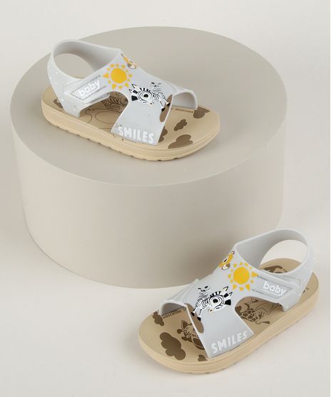 Sandalia-Infantil-Grendene-Zebra-com-Velcro--Bege-9962146-Bege_1