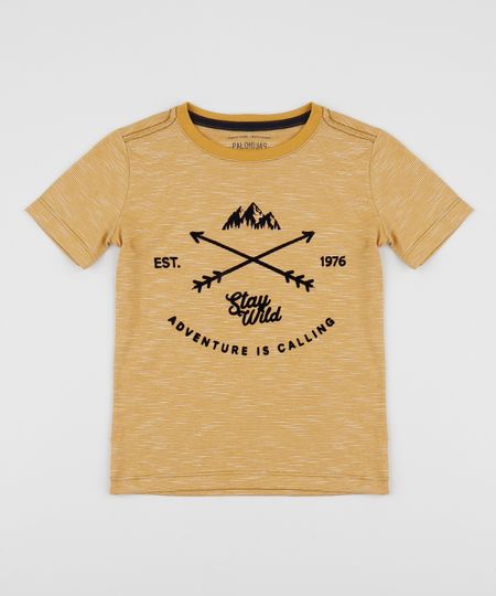 Camiseta-infantil-Flechas-Manga-Curta-Gola-Careca-Mostarda-9943938-Mostarda_1 Camiseta-infantil-Flechas-Manga-Curta-Gola-Careca-Mostarda-9943938-Mostarda_1
