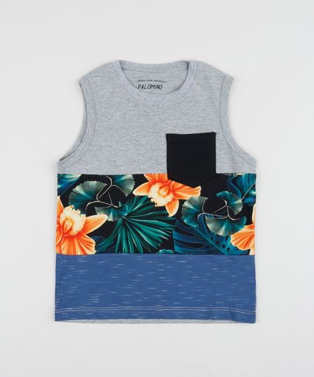 Regata-Infantil-com-Recorte-Estampado-Floral-e-Bolso-Cinza-9953087-Cinza_1 Regata-Infantil-com-Recorte-Estampado-Floral-e-Bolso-Cinza-9953087-Cinza_1