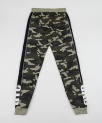 Calca-de-Moletom-Juvenil--NYC--Estampado-Camuflado-com-Bolsos-e-Recortes-Verde-Militar-9953596-Verde_Militar_2