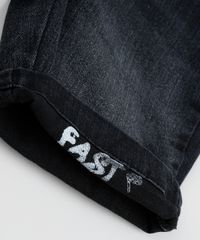 Bermuda-Jeans-Infantil-Reta-com-Barra-Dobrada-Estampada-Preto-9953879-Preto_4