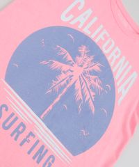 Camiseta-Infantil-Alongada--California--Manga-Curta---Elastico-de-Cabelo-Scrunchie--Pink-9954248-Pink_3