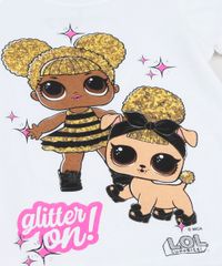 Conjunto-Infantil-Lol-Surprise-de-Blusa-Manga-Curta-Off-White---Short-Preto-9954251-Preto_3