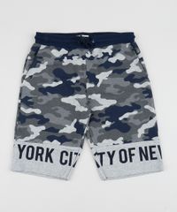 Bermuda-de-Moletom-Juvenil-Estampada-Camuflado--Cinza-Mescla-9954270-Cinza_Mescla_1