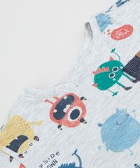Camiseta-infantil-Estampado-de-Monstrinhos-com-Bolso-Manga-Curta-Gola-Careca-Off-White-9955065-Off_White_5