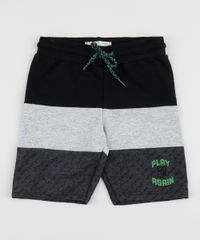 Bermuda-de-Moletom-Infantil-com-Recortes-Chumbo-9955568-Chumbo_1
