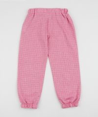 Calca-de-Moletom-Infantil-Jogger-Estampado-Quadriculado-com-Bolsos-Rosa-9955579-Rosa_2