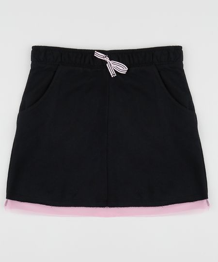 Saia-de-Moletom-Juvenil-com-Barra-em-Cor-Contrastante-Preta-9955919-Preto_1 Saia-de-Moletom-Juvenil-com-Barra-em-Cor-Contrastante-Preta-9955919-Preto_1