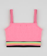 Top-Cropped-Juvenil-Canelado-e-com-Listras-Rosa-Neon-9955921-Rosa_Neon_2