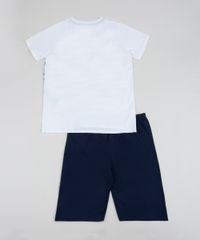 Pijama-Infantil-Jacare--Don-t-Wake-Me--Manga-Curta-Off-White-9956718-Off_White_2