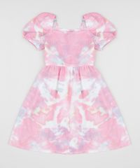 Vestido-Infantil-Estampado-Tie-Dye-Manga-Curta-Bufante-Multicor-9957174-Multicor_2