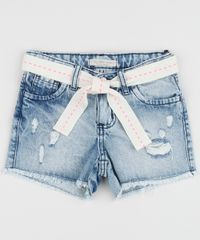 Short-Jeans-Infantil-Destroyed-com-Barra-Desfiada-e-Faixa-para-Amarrar-Animal-Print-de-Onca-Azul-Claro-9957874-Azul_Claro_1