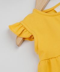 Vestido-Infantil-com-Recorte-e-Manga-Curta-com-Babados-Amarelo-9961513-Amarelo_4