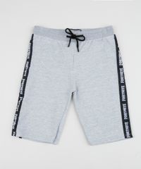 Bermuda-de-Moletom-Juvenil-Fortnite-com-Faixa-Lateral-Cinza-Mescla-Escuro-9962567-Cinza_Mescla_Escuro_1