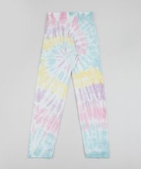 Calca-de-Moletom-Juvenil-Jogger-Estampado-Tie-Dye-com-Bolsos-Amarela-9963312-Amarelo_2