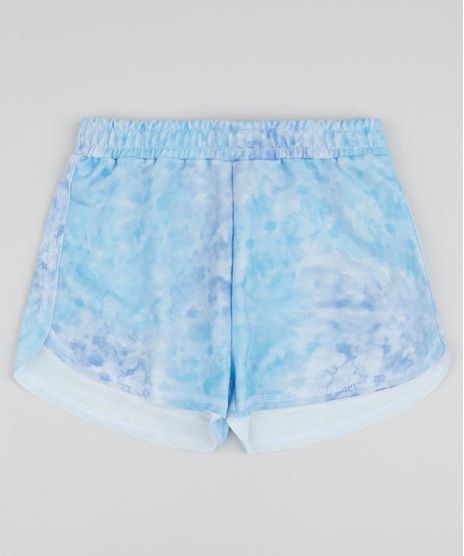 Short-Juvenil-Running-Estampado-Tie-Dye-com-Bolsos-Azul-9963338-Azul_1