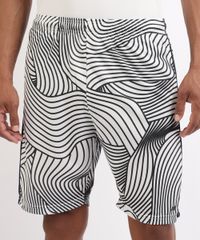Short-Masculino-Esporte-Ace-Futebol-Estampado-de-Linhas-com-Bolsos-e-Cos-com-Elastico-Branco-9961988-Branco_1