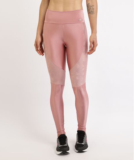 Calca-Legging-Feminina-Cintura-Alta-com-Brilho-e-Recorte-Camuflado-Rosa-Escuro-9945721-Rosa_Escuro_1